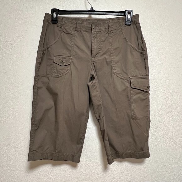 Columbia X.C.O. Women's Cargo Shorts 6 pocket Tan Size‎ 10 - Picture 1 of 11